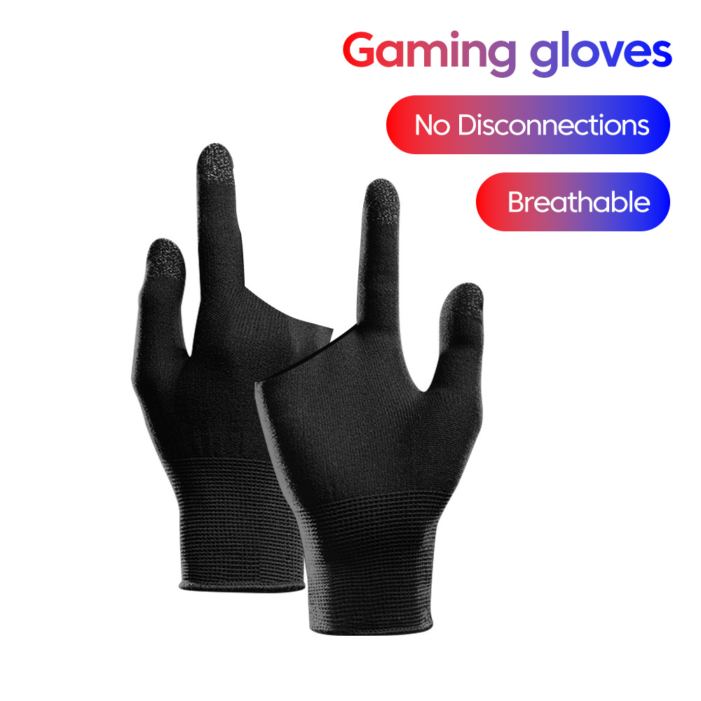 Graphic Tablet Accessories - ถุงมือเล่นเกม 2/5 นิ้ว ระบายอากาศได้ สำหรับเกมเมอร์ ถุงมือเล่นเกมมือถือแบบไม่เป็นรอยขีดข่วน