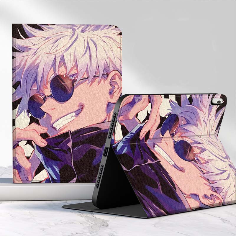 Cool Tablet Accessories - เคสแท็บเล็ตลายอนิเมะซาโตรุ โกโจ สำหรับ iPad Pro Air