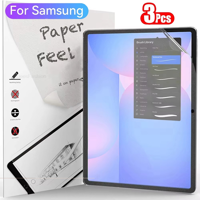 Paper Feel Screen Film - ฟิล์มกันรอยหน้าจอแบบกระดาษ 3 ชิ้น สำหรับ Samsung Tab