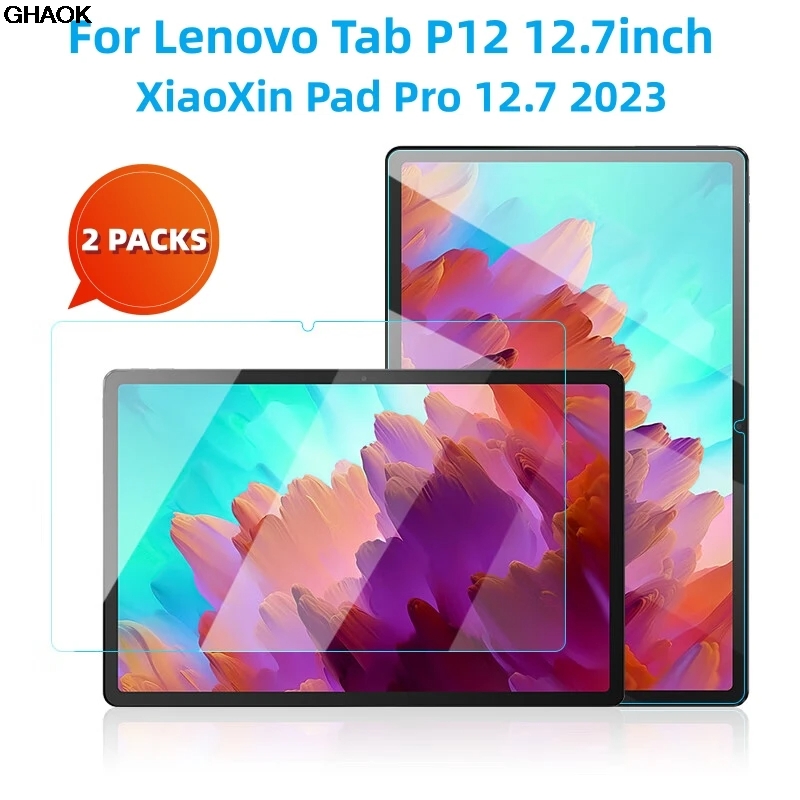 Lenovo Tablet P12 Accessories - 2 ชิ้นกระจกนิรภัยตัวป้องกันหน้าจอ HD สำหรับ LENOVO TAB