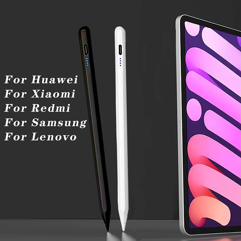 Samsung Tablet With Accessories - ปากกาสไตลัสหน้าจอสัมผัสอเนกประสงค์ พร้อมแม่เหล็กดูดติด อุปกรณ์เสริมสำหรับแท็บเล็ต สำหรับ Huawei Xiaomi