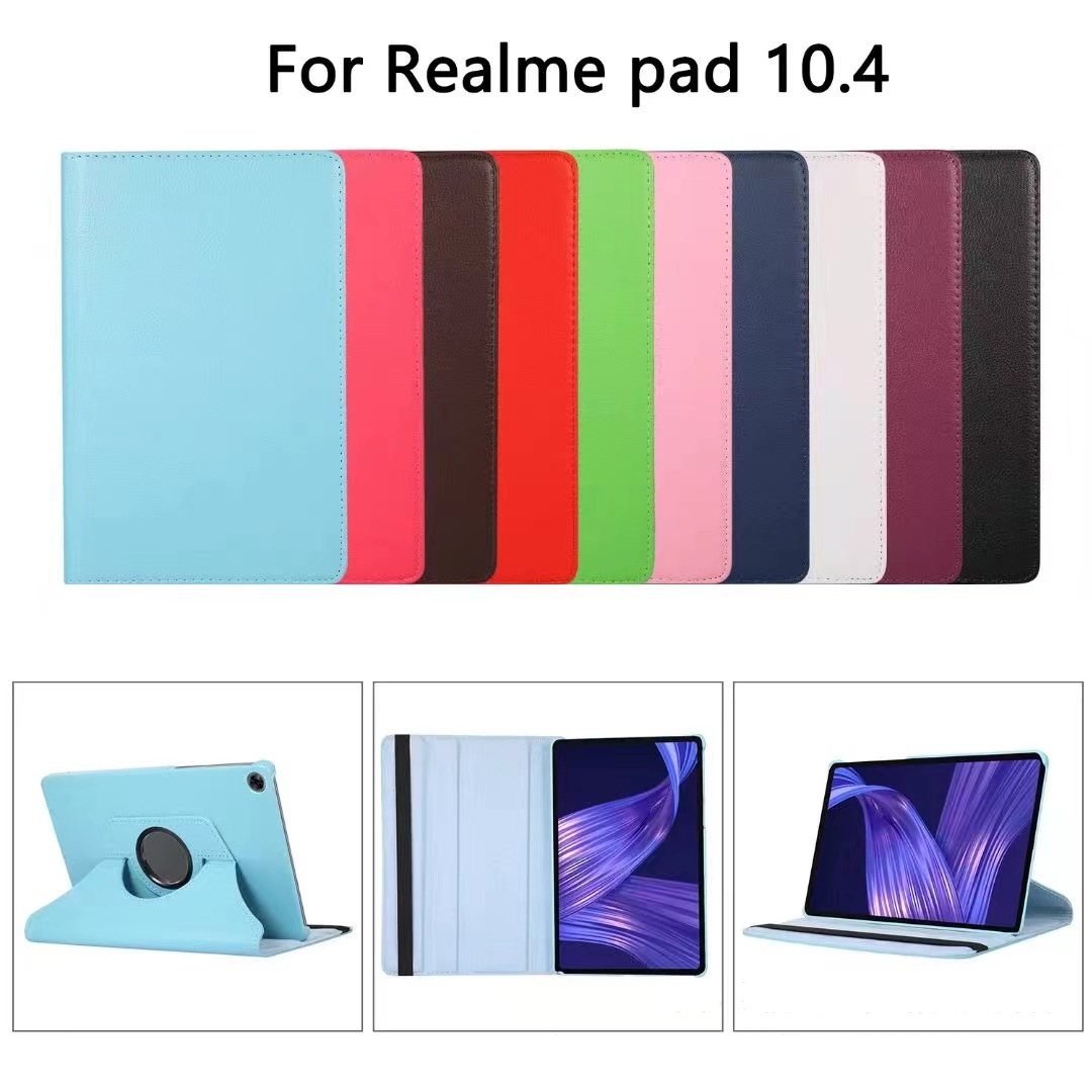 Realme Tablet Accessories - สำหรับ Realme Pad กรณี2021 Rotatable แท็บเล็ตเคสสำหรับ