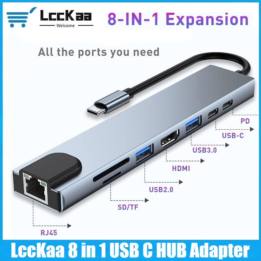 Hdmi Adapter Tablet - ฮับ USB C 8/7 in 1