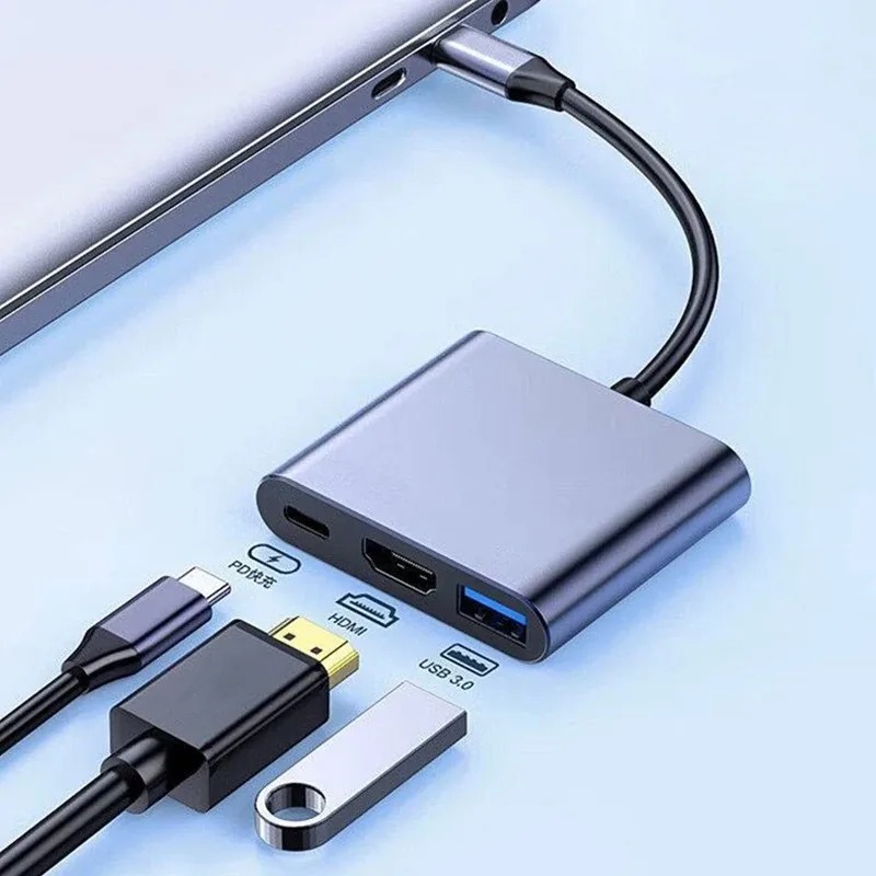 Usb Hub Type C - USB C HUB 3in1 ประเภท C