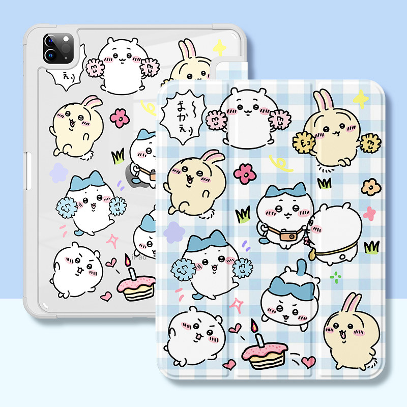 Cool Tablet Accessories - เคสแท็บเล็ตลายการ์ตูน Chiikawa สำหรับ iPad Pro 2025