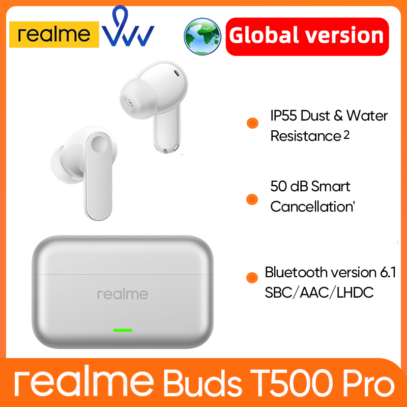 Realme Tablet Accessories - หูฟังไร้สาย realme buds T500 pro รุ่น