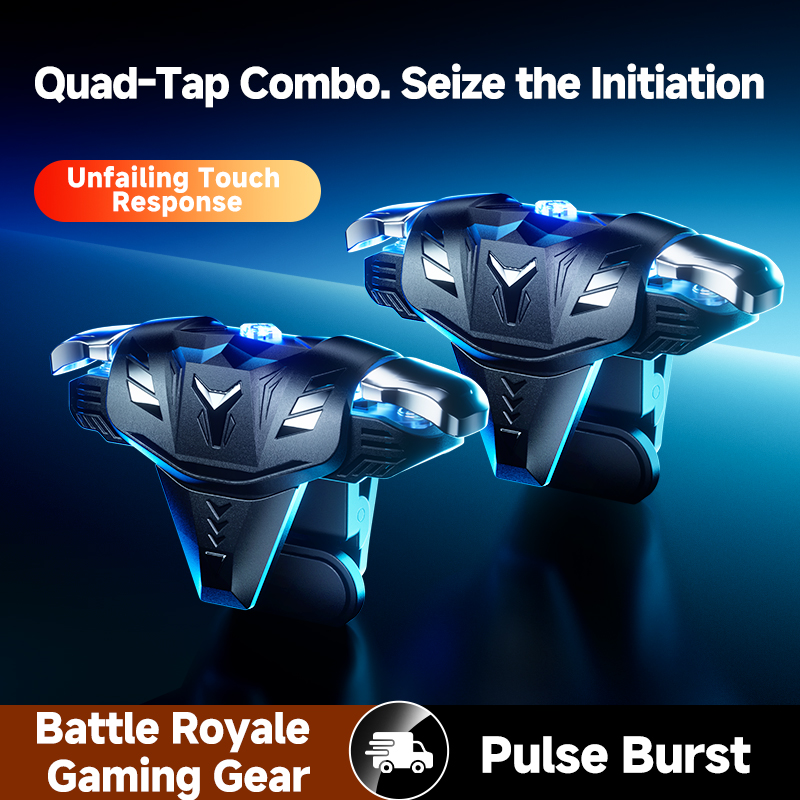Fire Tablet Accessories - ปุ่มกดเกมสำหรับแท็บเล็ตและโทรศัพท์มือถือ เหมาะสำหรับเกม PUBG Mobile ช่วยในการเล็งและยิง อุปกรณ์เสริมสำหรับเล่นเกม