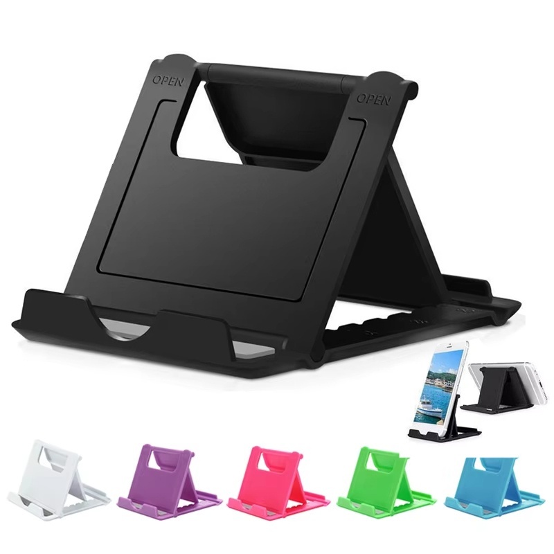 Realme Tablet Accessories - ขาตั้งโทรศัพท์มือถือแบบพับได้ ปรับระดับได้ ขาตั้งสมาร์ทโฟนสำหรับตั้งโต๊ะ อุปกรณ์เสริมสำหรับแท็บเล็ต iPhone Realme