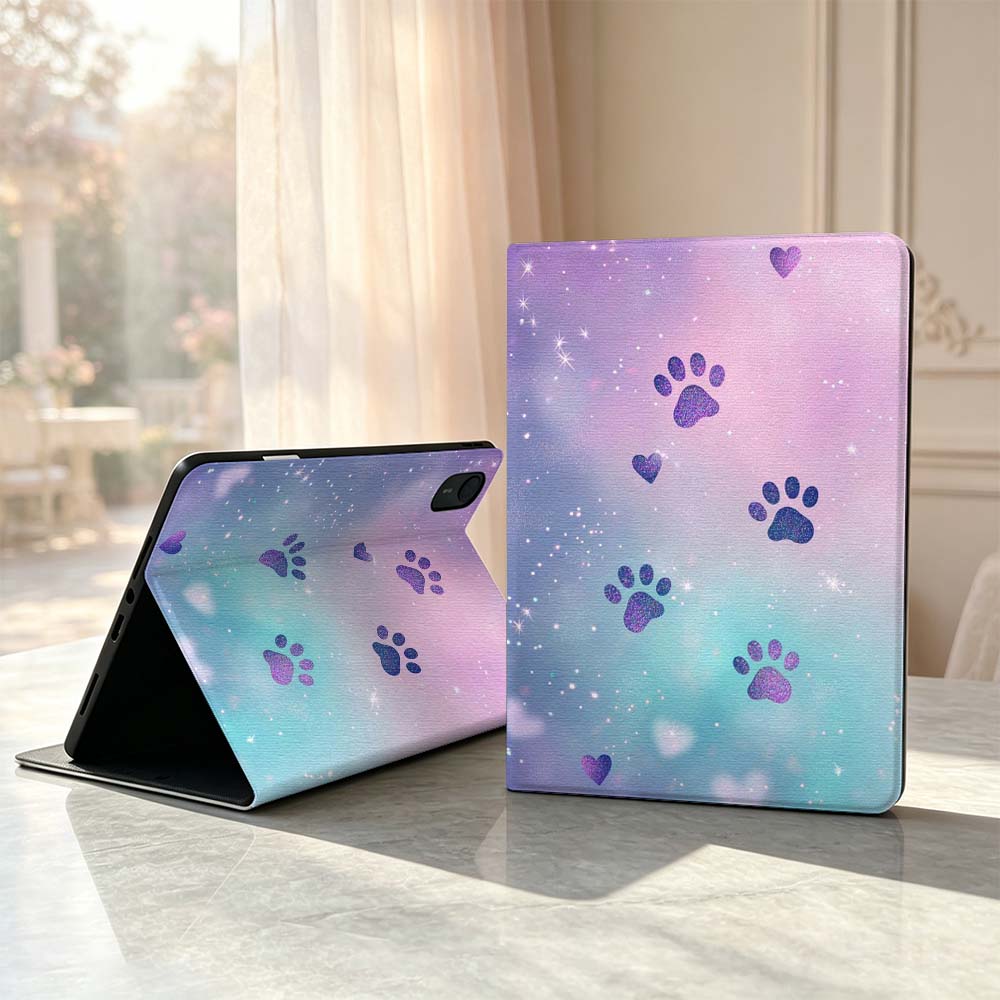 Lenovo Tablet P12 Accessories - การ์ตูนกลิตเตอร์พาวพริ้นท์ซอฟท์สำหรับเลอโนโว เซียวซิน แพด โปร แท็บ P12