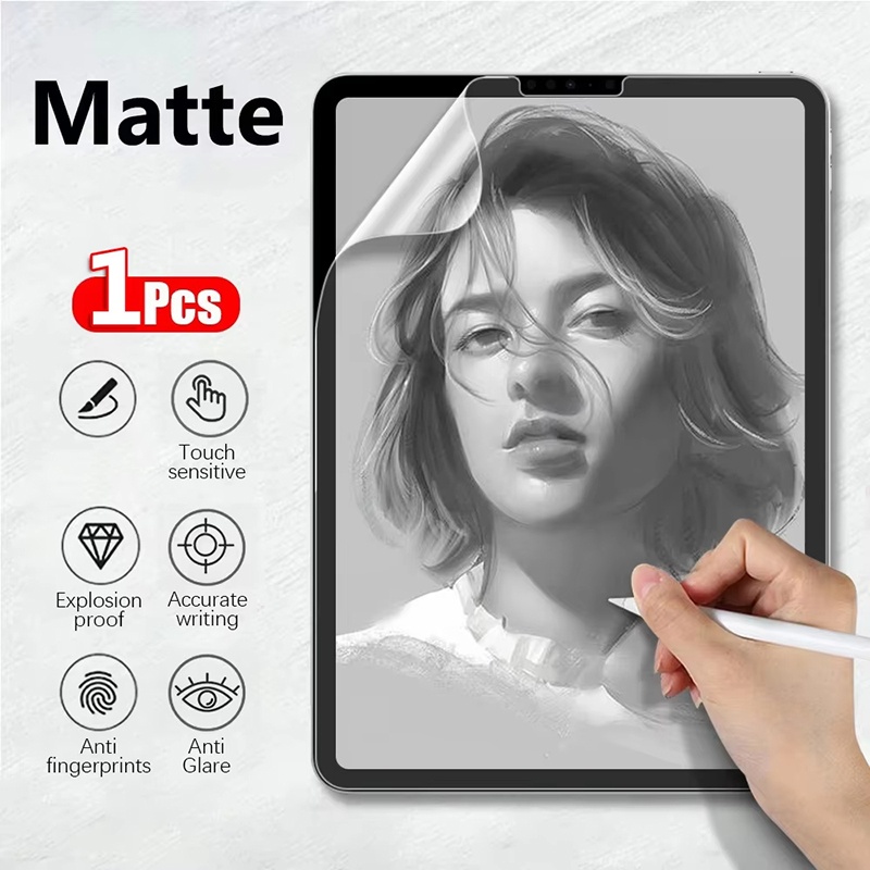 Paper Feel Screen Film - ฟิล์มกันรอยหน้าจอแบบกระดาษ สำหรับ iPad 10th 9th 8th
