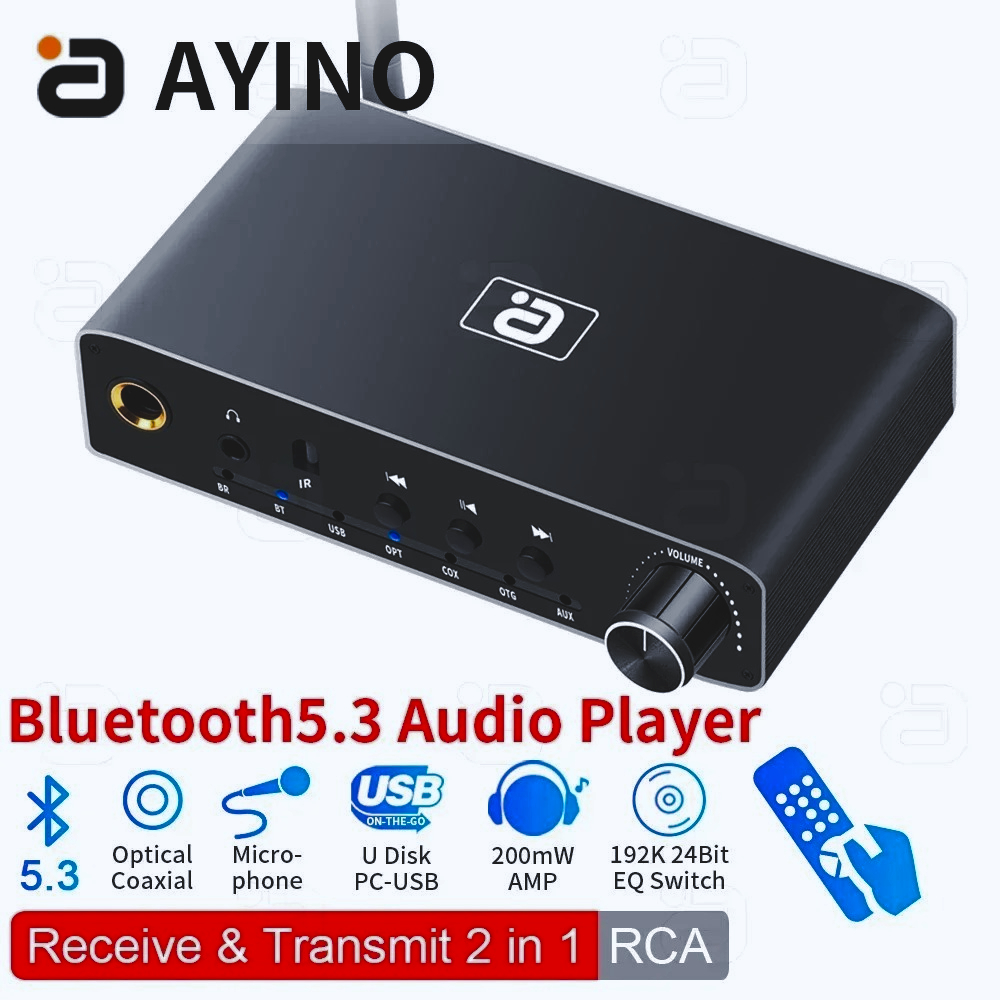 Hdmi Adapter Tablet - AYINO DA310B 2In1 บลูทูธ 5.3 ตัวรับ-ส่งสัญญาณ