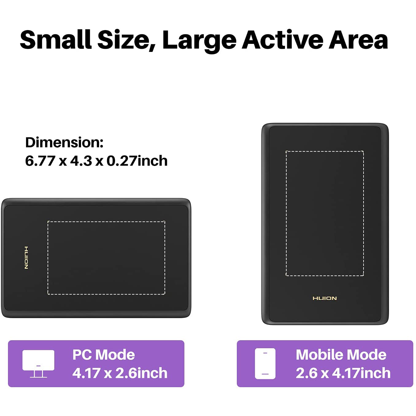 HUION แท็บเล็ตกราฟิก H420X ขนา - Graphic Tablet Accessories บทวิจารณ์และราคา