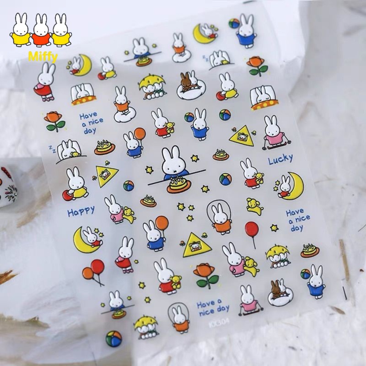 Kawaii Miffy Rabbit สติกเกอร์น - Fire Tablet Accessories บทวิจารณ์และราคา