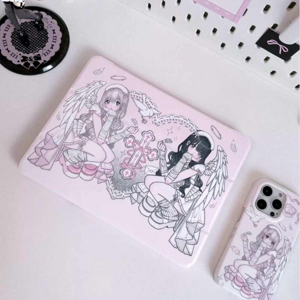 เคสแท็บเล็ตลายอนิเมะสาวน้อยสีช - Cool Tablet Accessories บทวิจารณ์และราคา