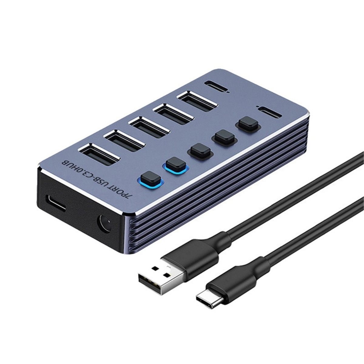 อัปเดต 5 พอร์ต USB 2 พอร์ต Typ - Usb Hub Type C บทวิจารณ์และราคา