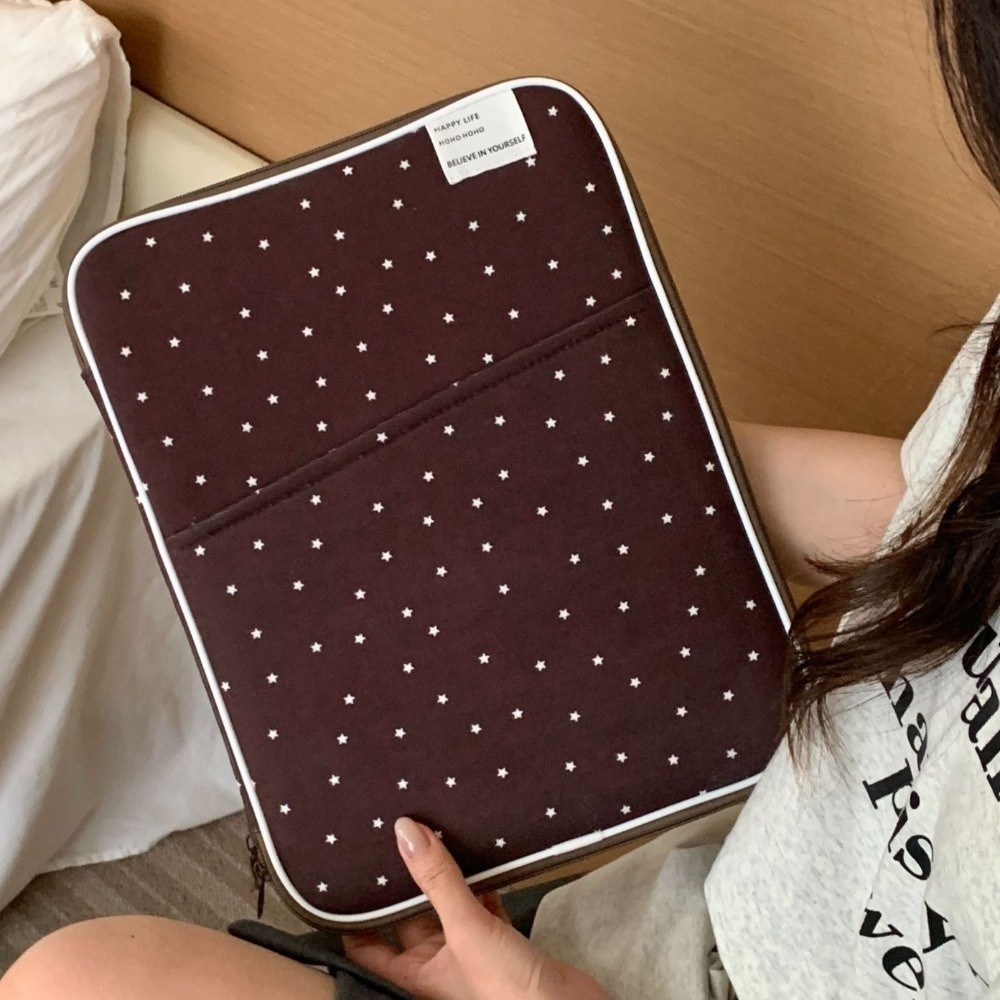กระเป๋าใส่แล็ปท็อปลายดาวผ้าลูก - Tablet Sleeves & Cases Ipad Accessories บทวิจารณ์และราคา