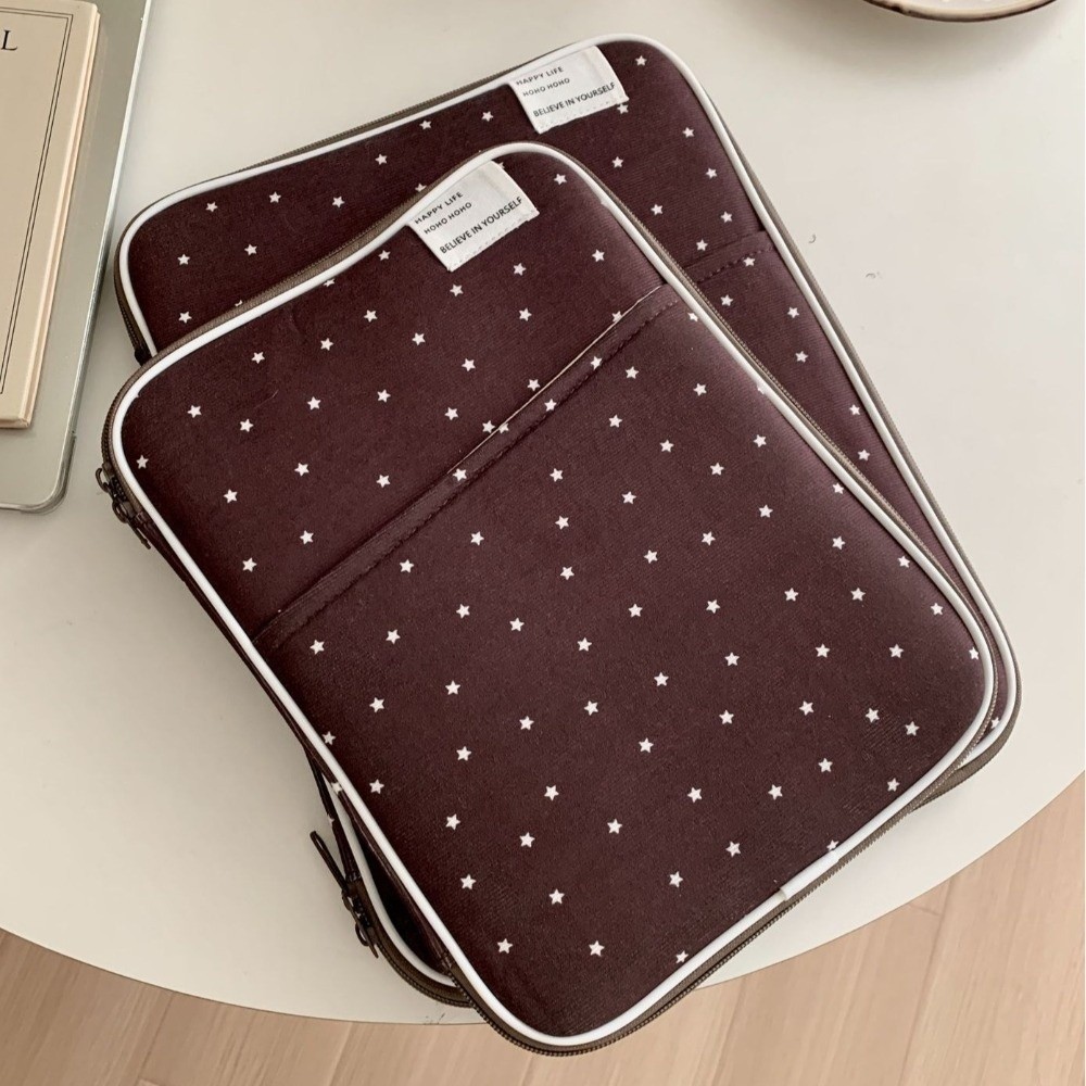 กระเป๋าใส่แล็ปท็อปลายดาวผ้าลูก - Tablet Sleeves & Cases Ipad Accessories บทวิจารณ์และราคา