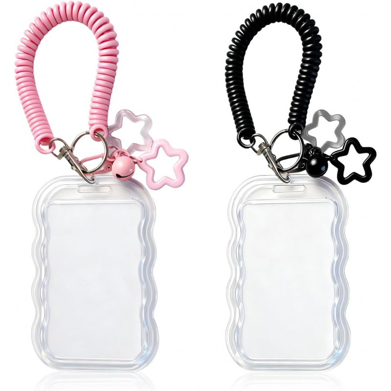 พวงกุญแจใส่การ์ดรูปน่ารัก 2 ชิ - Tablet Cute Accessories บทวิจารณ์และราคา