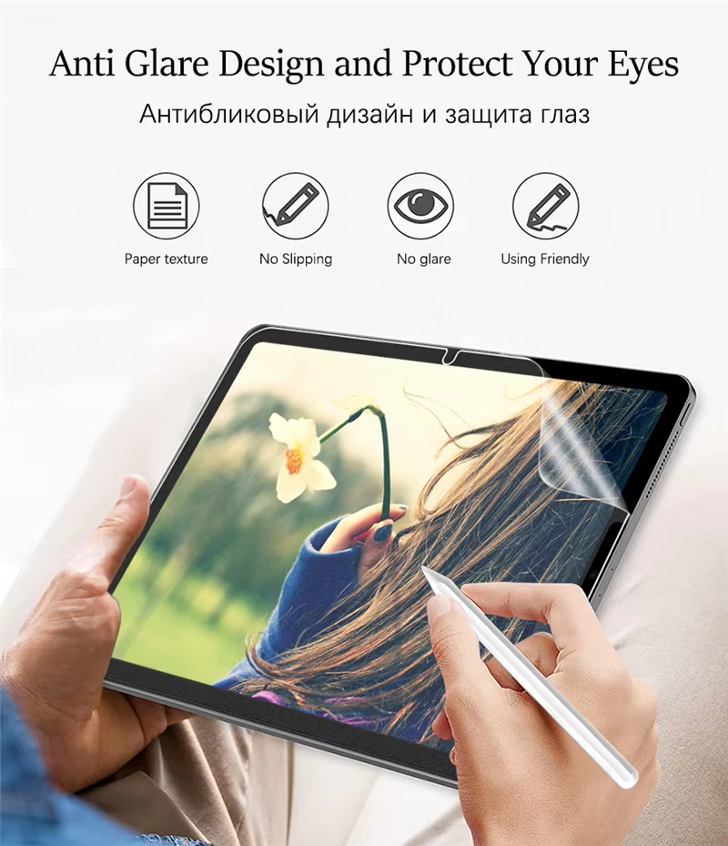 ฟิล์มกันรอยหน้าจอแบบกระดาษ 1 ช - Paper Feel Screen Film บทวิจารณ์และราคา
