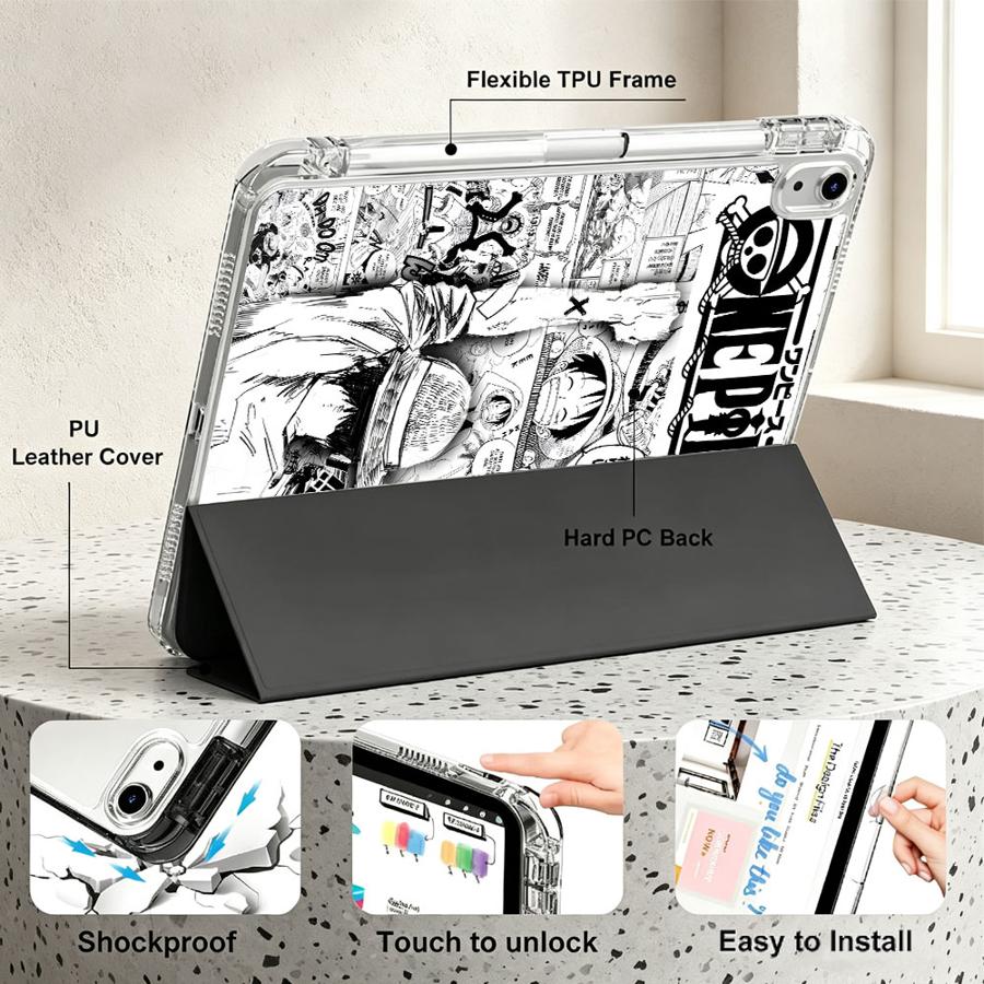 วันพีช ลูฟี่อะนิเมะเคสแท็บเล็ต - Cool Tablet Accessories บทวิจารณ์และราคา