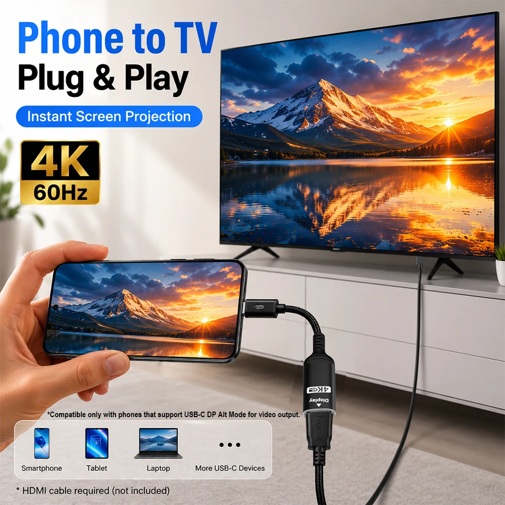 อะแดปเตอร์ USB C เป็น HDMI 4K@ - Hdmi Adapter Tablet บทวิจารณ์และราคา