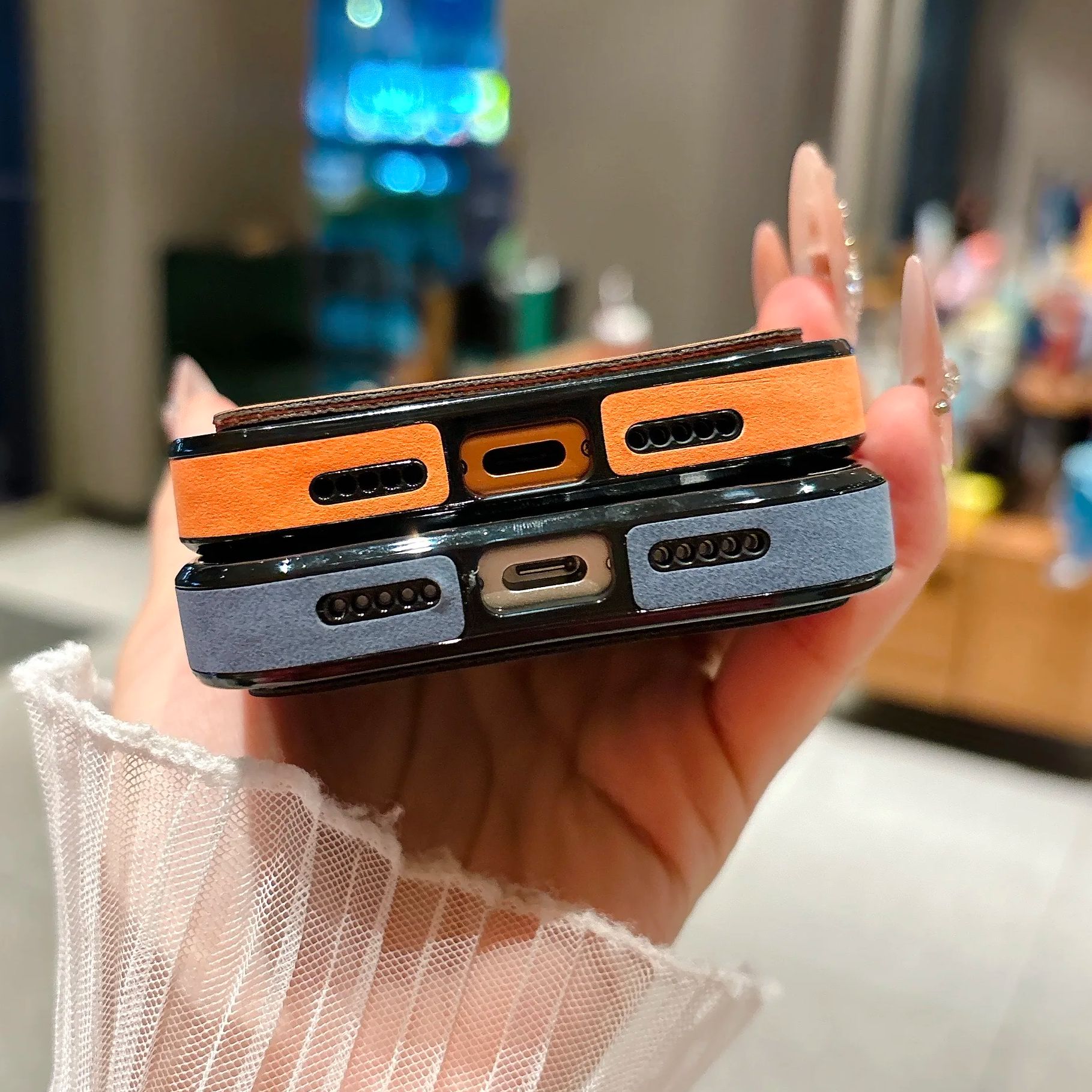เคสโทรศัพท์หนังกลับแบบมีช่องใส - Iphone Tablet Accessories บทวิจารณ์และราคา