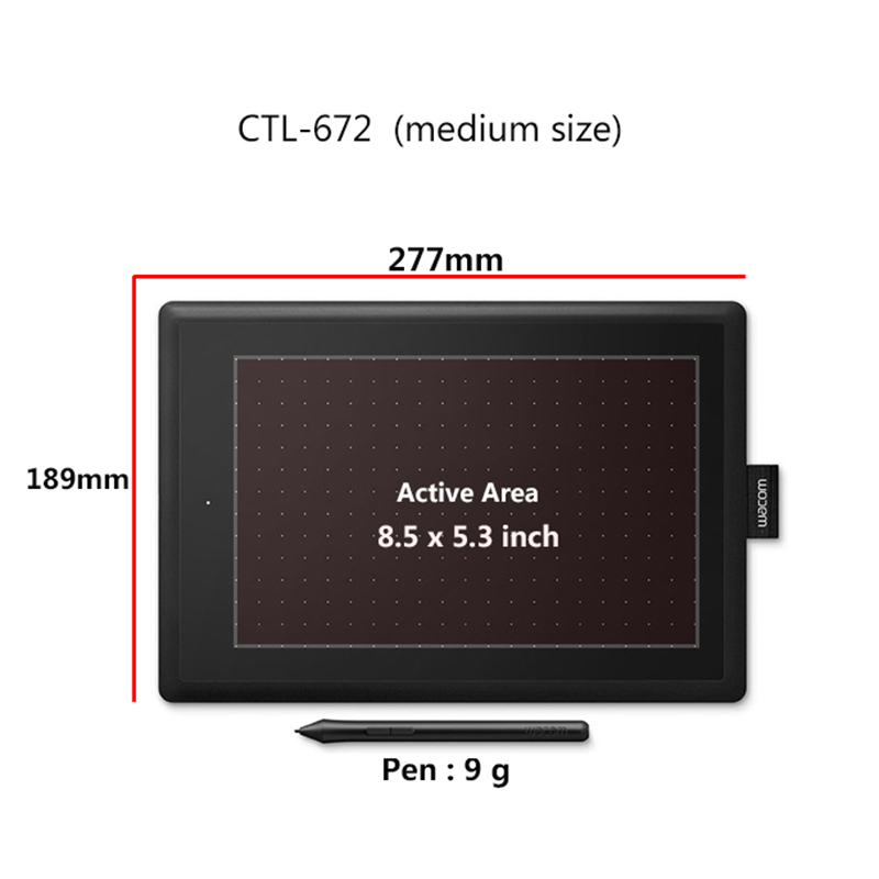 Wacom CTL-672แท็บเล็ตกราฟิกขนา - Graphic Tablet Accessories บทวิจารณ์และราคา