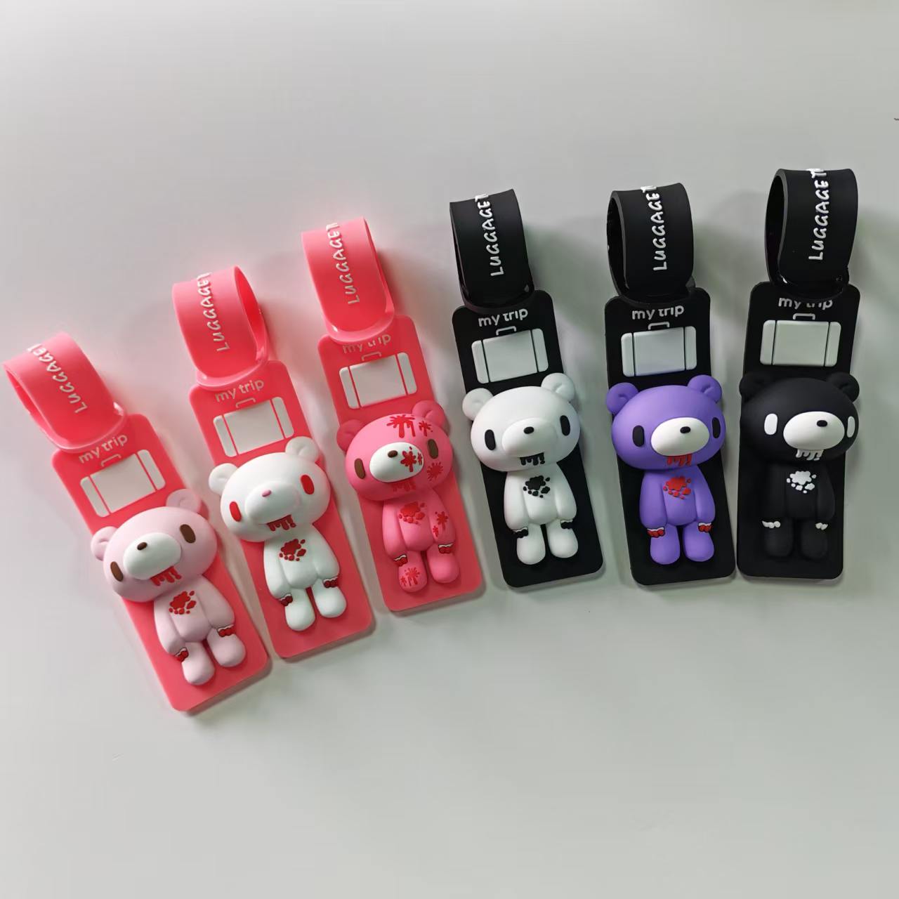 ป้ายแท็กกระเป๋าเดินทางซิลิโคนร - Tablet Cute Accessories บทวิจารณ์และราคา