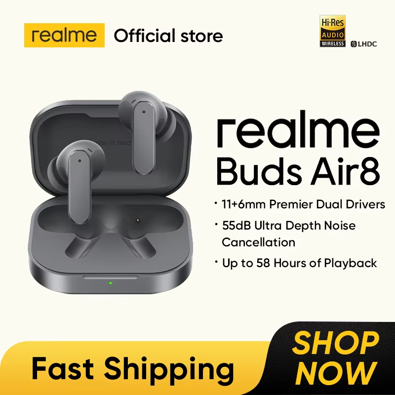   realme Buds Air 8 รุ่น Globa - Realme Tablet Accessories บทวิจารณ์และราคา