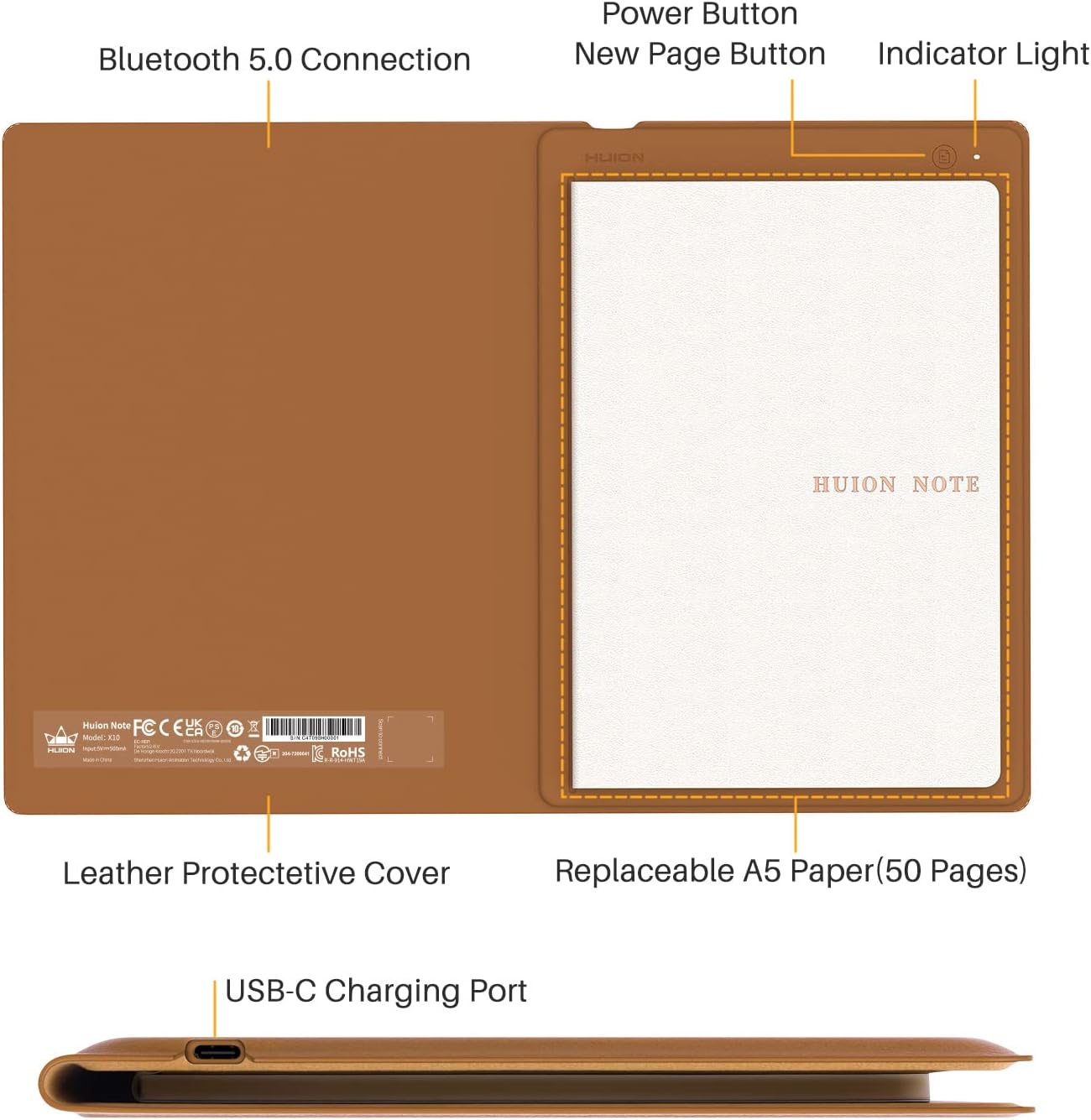 huion note 2 em 1 สมุดบันทึกกา - Graphic Tablet Accessories บทวิจารณ์และราคา