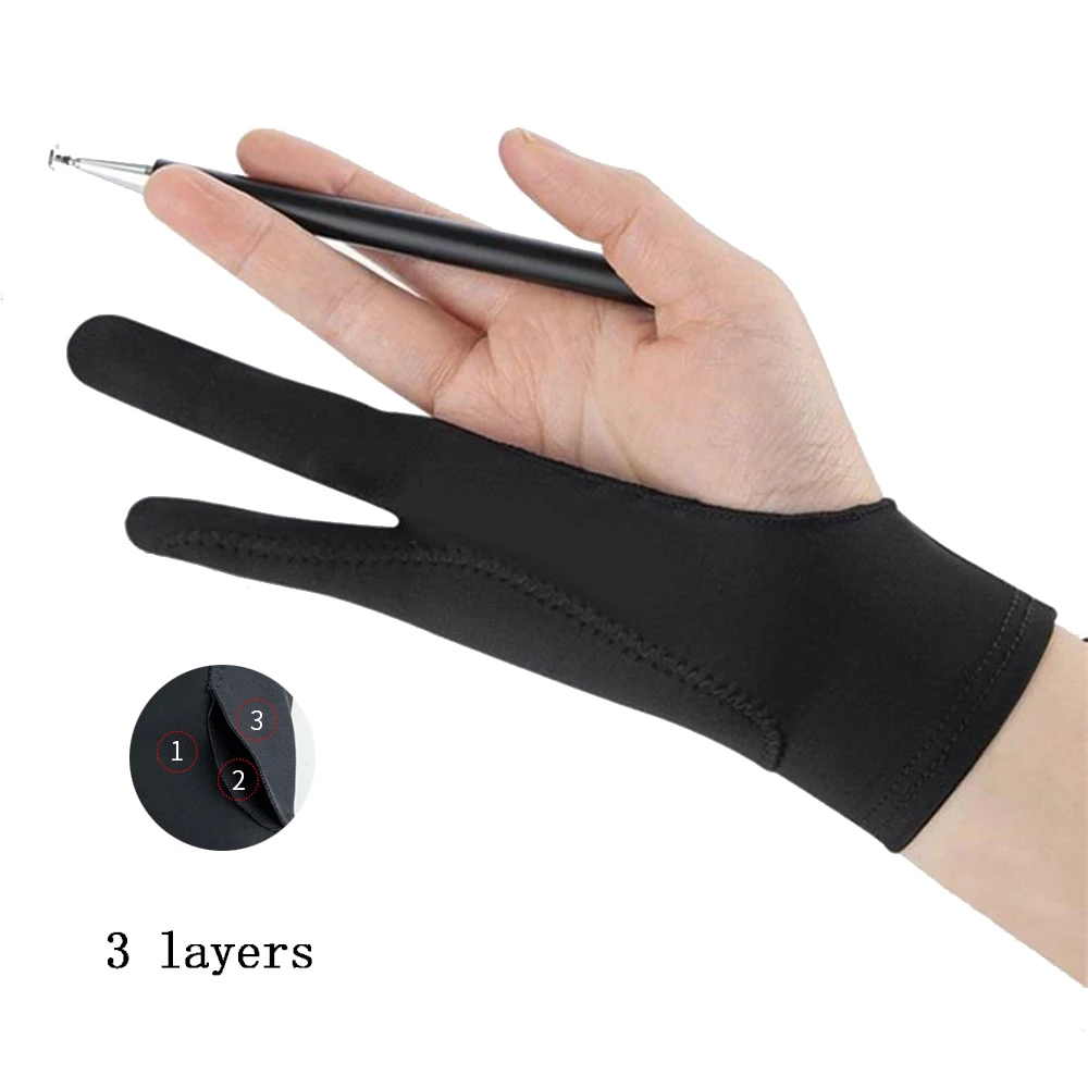 Anti-Touch ภาพวาดถุงมือแท็บเล็ - Graphic Tablet Accessories บทวิจารณ์และราคา