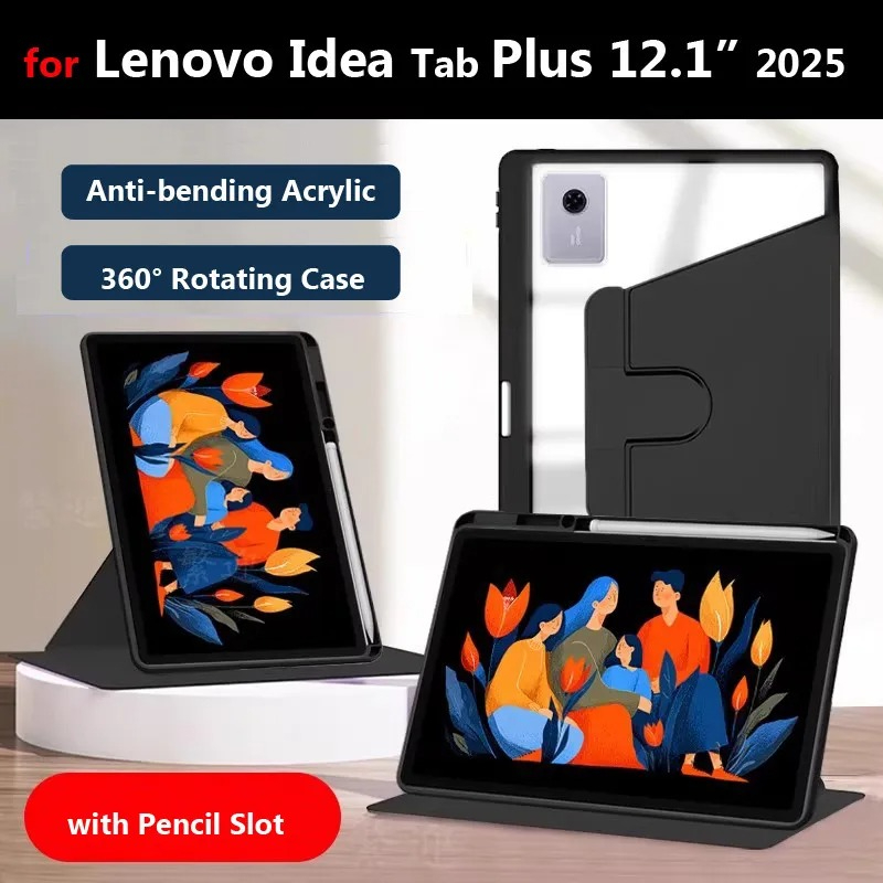 360 °   เคสหมุนได้สำหรับ Lenov - Lenovo Tablet P12 Accessories บทวิจารณ์และราคา