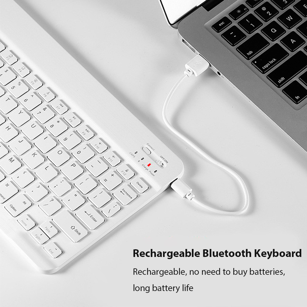 คีย์บอร์ดไร้สาย Bluetooth โทรศ - Tablet Ipad Accessories บทวิจารณ์และราคา