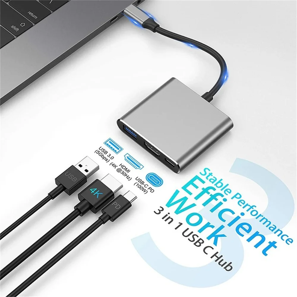 อะแดปเตอร์ USB C HUB 3-in-1 มั - Hdmi Adapter Tablet บทวิจารณ์และราคา