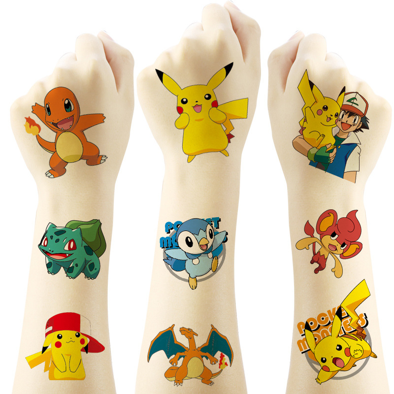5*5 ซม.20pcs Pokemon Pikachu T - Tablet Cute Accessories บทวิจารณ์และราคา