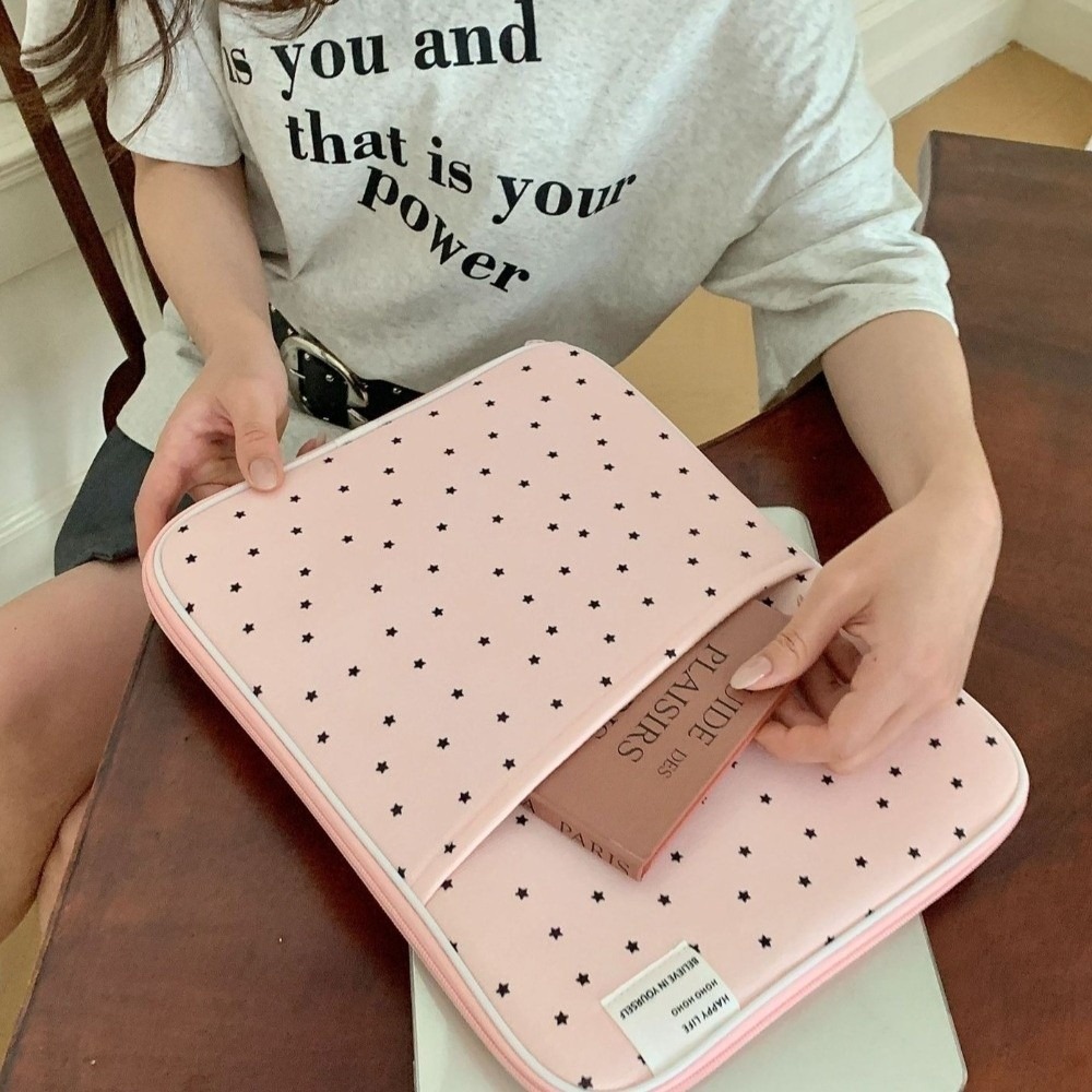 กระเป๋าใส่แล็ปท็อปลายดาวผ้าลูก - Tablet Sleeves & Cases Ipad Accessories บทวิจารณ์และราคา