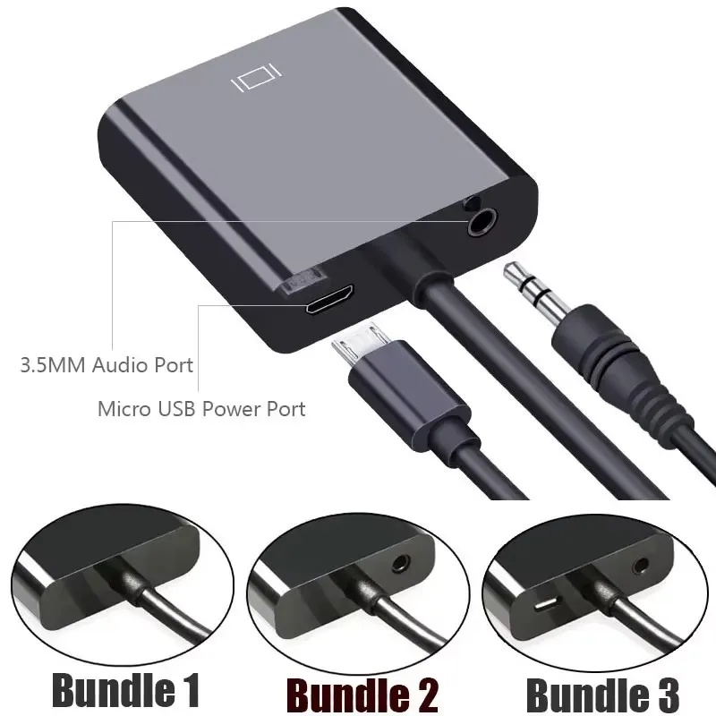 1-4 ชุด สายแปลง HDMI เป็น VGA  - Hdmi Adapter Tablet บทวิจารณ์และราคา