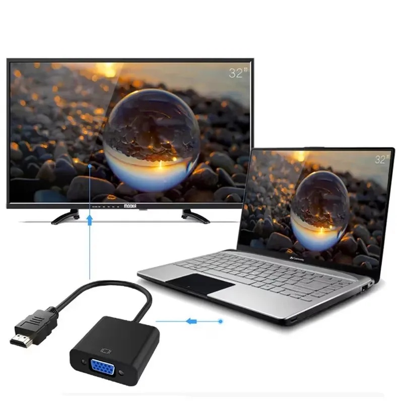 1-4 ชุด สายแปลง HDMI เป็น VGA  - Hdmi Adapter Tablet บทวิจารณ์และราคา