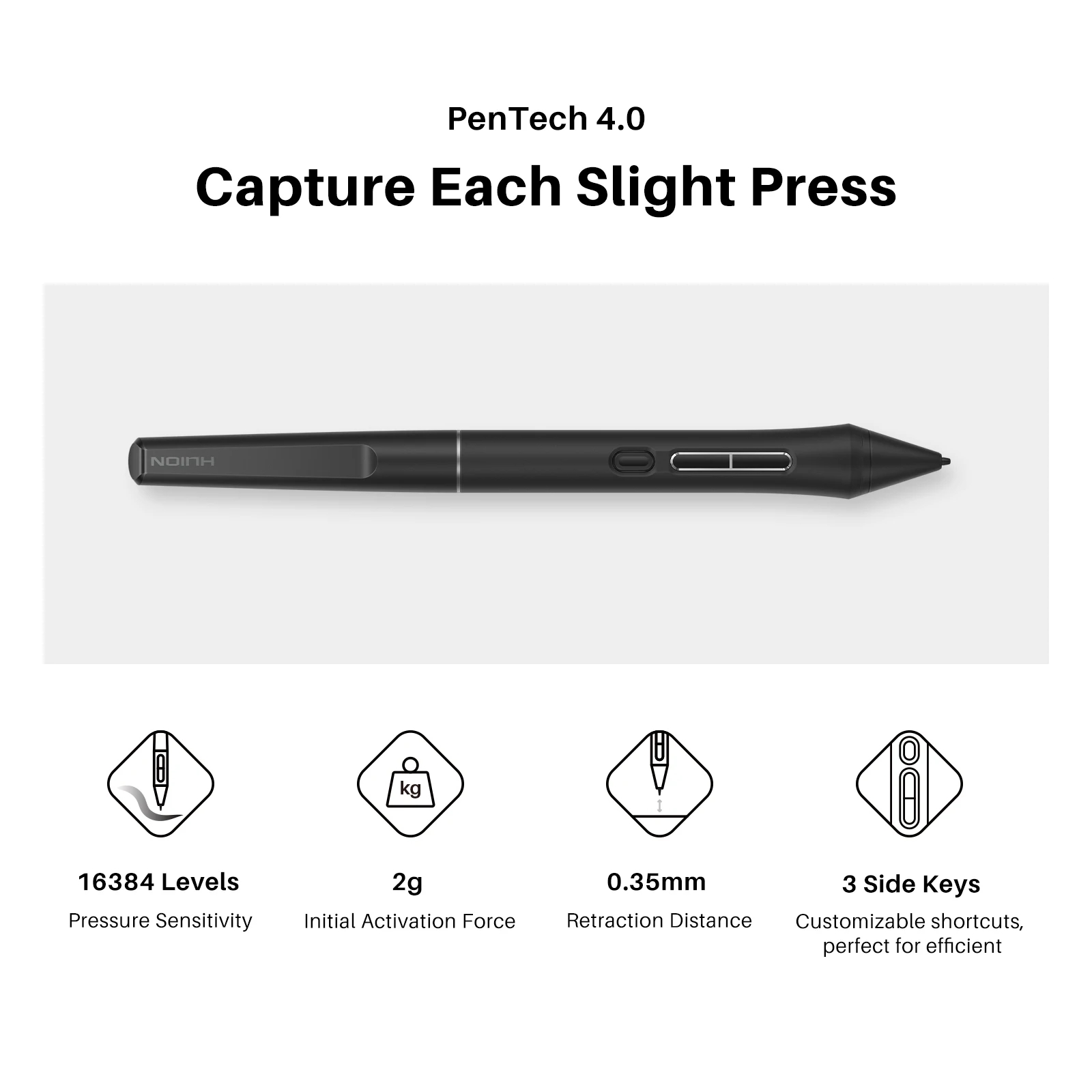 Huion Kamvas 16 (Gen 3) กราฟิก - Graphic Tablet Accessories บทวิจารณ์และราคา