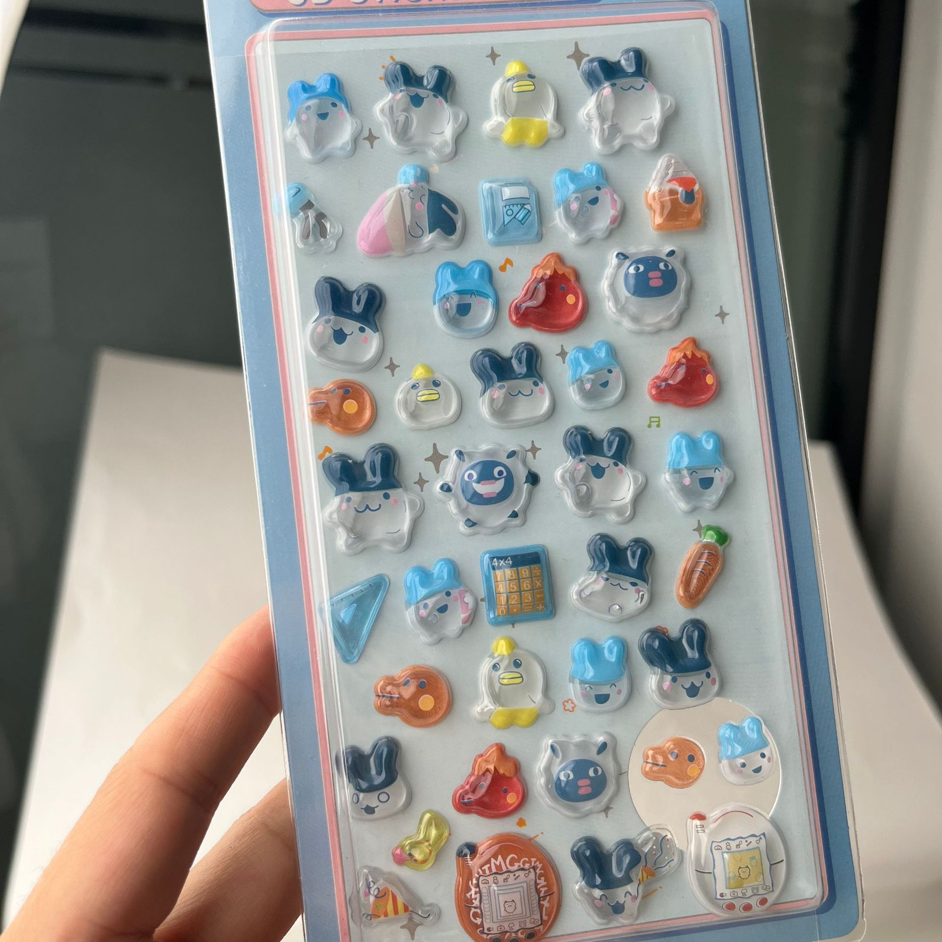 สติกเกอร์นูน 3 มิติ ลายทามาก็อ - Tablet Cute Accessories บทวิจารณ์และราคา