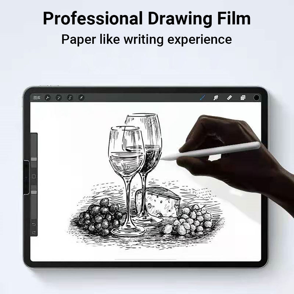 2 ชิ้นกระดาษรู้สึกฟิล์มป้องกัน - Paper Feel Screen Film บทวิจารณ์และราคา