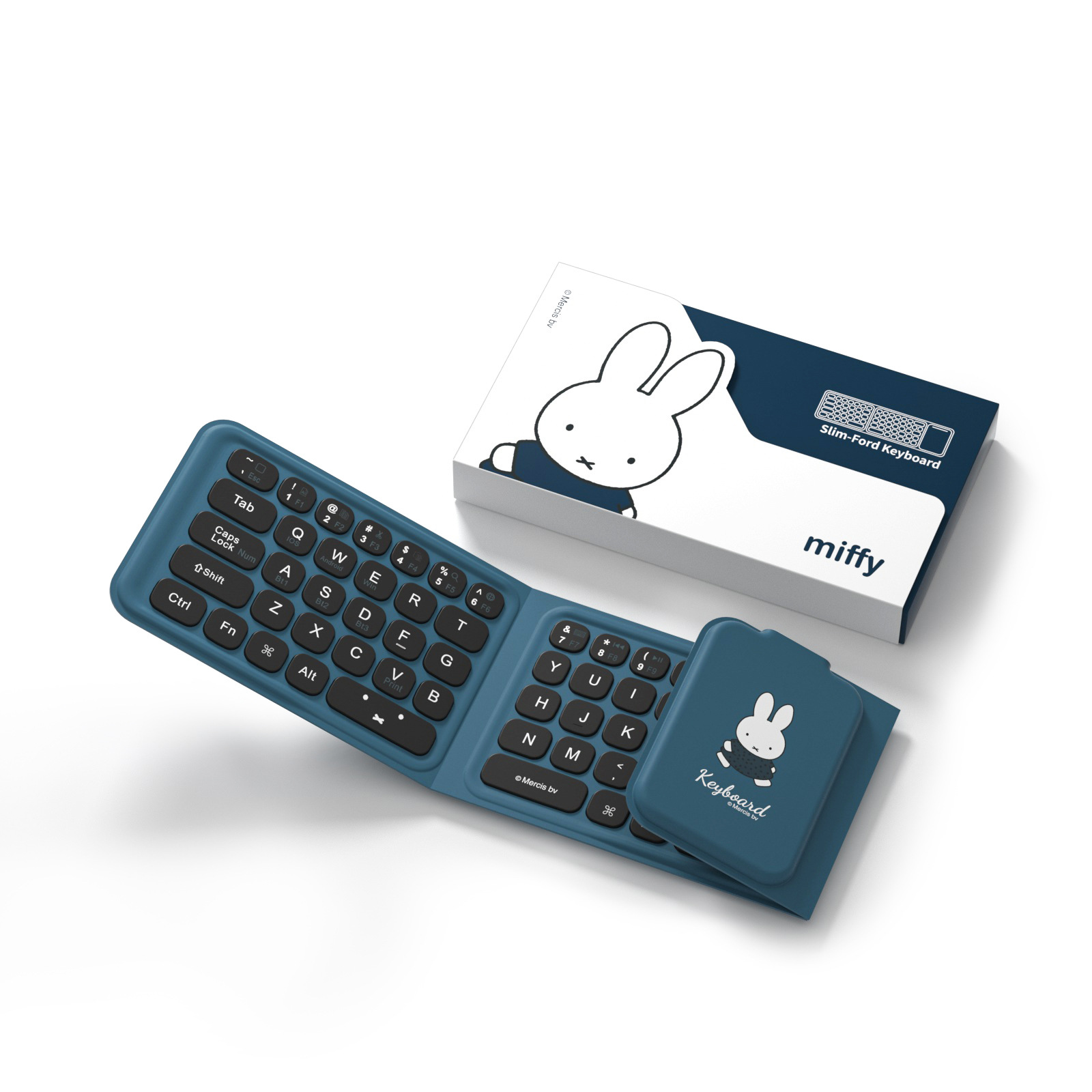คีย์บอร์ดพับสามตอน Miffy น่ารั - Fire Tablet Accessories บทวิจารณ์และราคา