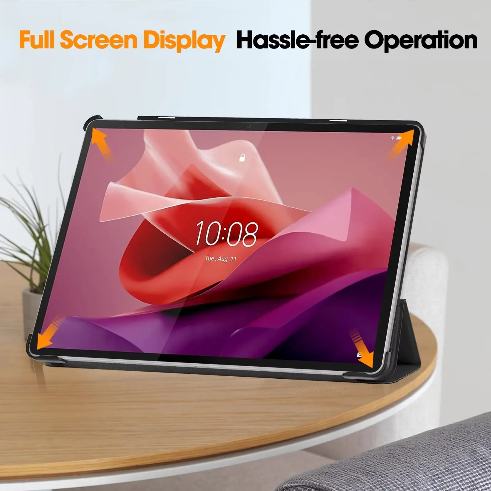 เคสหนังแม่เหล็กแบบพับสามตอน พร - Lenovo Tablet P12 Accessories บทวิจารณ์และราคา