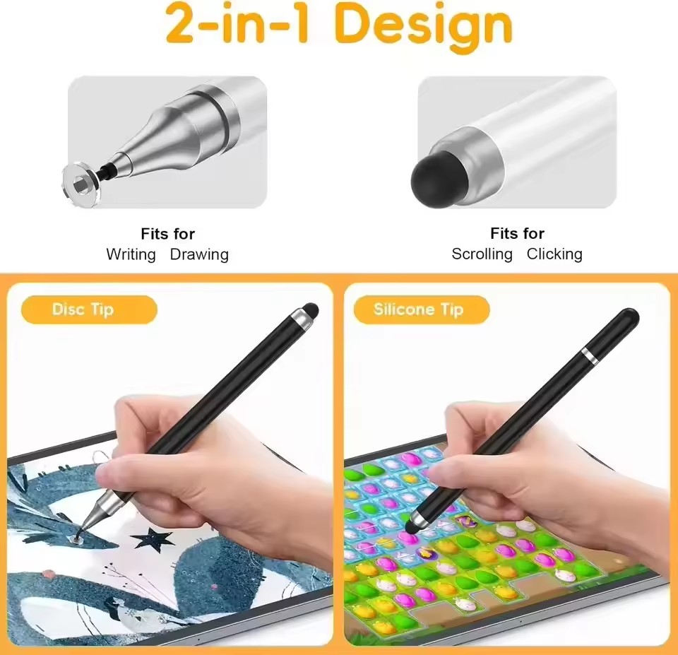 ปากกาสไตลัสอเนกประสงค์ 2 in 1  - Tablet Ipad Accessories บทวิจารณ์และราคา