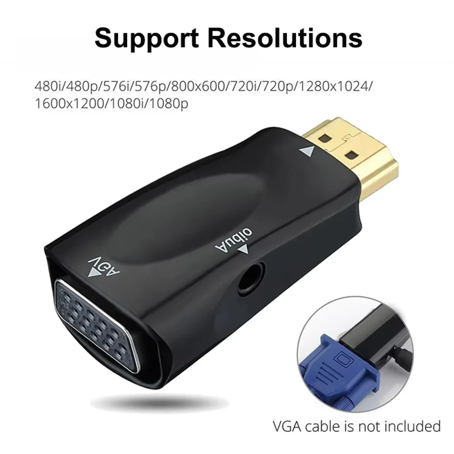 HDMI เข้ากันได้กับ VGA Cable C - Hdmi Adapter Tablet บทวิจารณ์และราคา